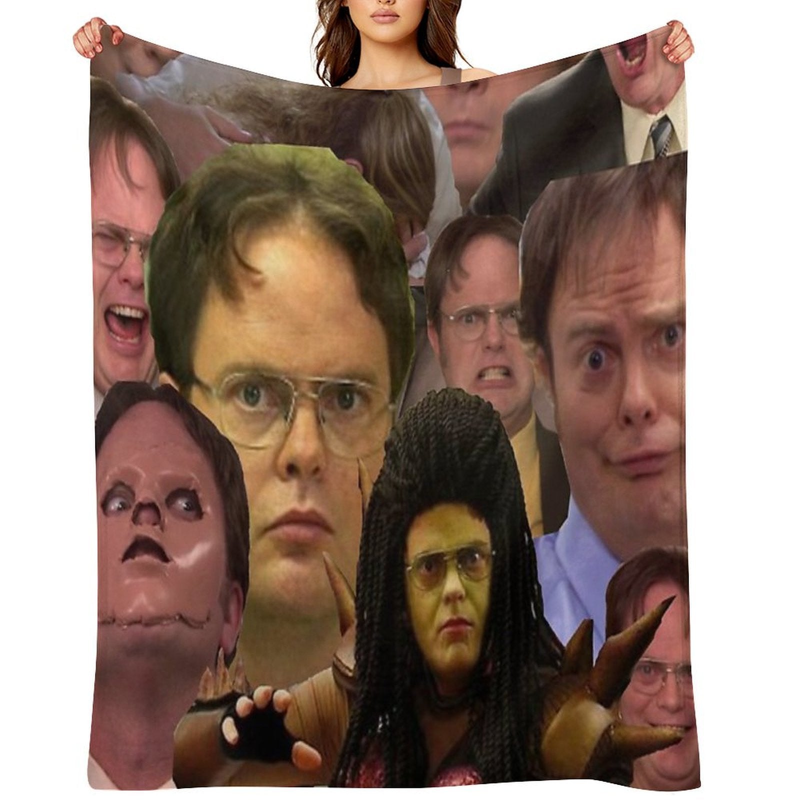 Dwight K. Schrute Travel-friendly Throw Blanket