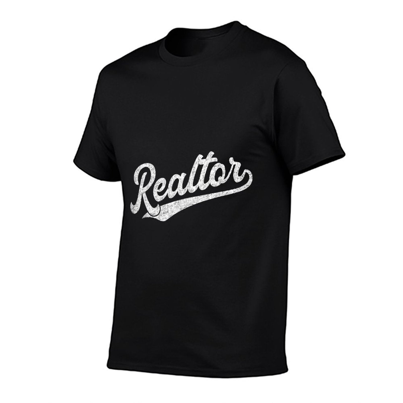Realtor Real Estate Agent Funny Retro Vintage Men Women Gift  Summer-ready Fabric T-Shirt