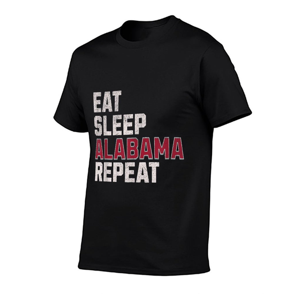 Funny Eat, Sleep, Alabama, Repeat  Alabama Fan  Moisture-wicking T-Shirt