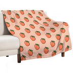 Cute Peach Multi-functional Throw Blanket