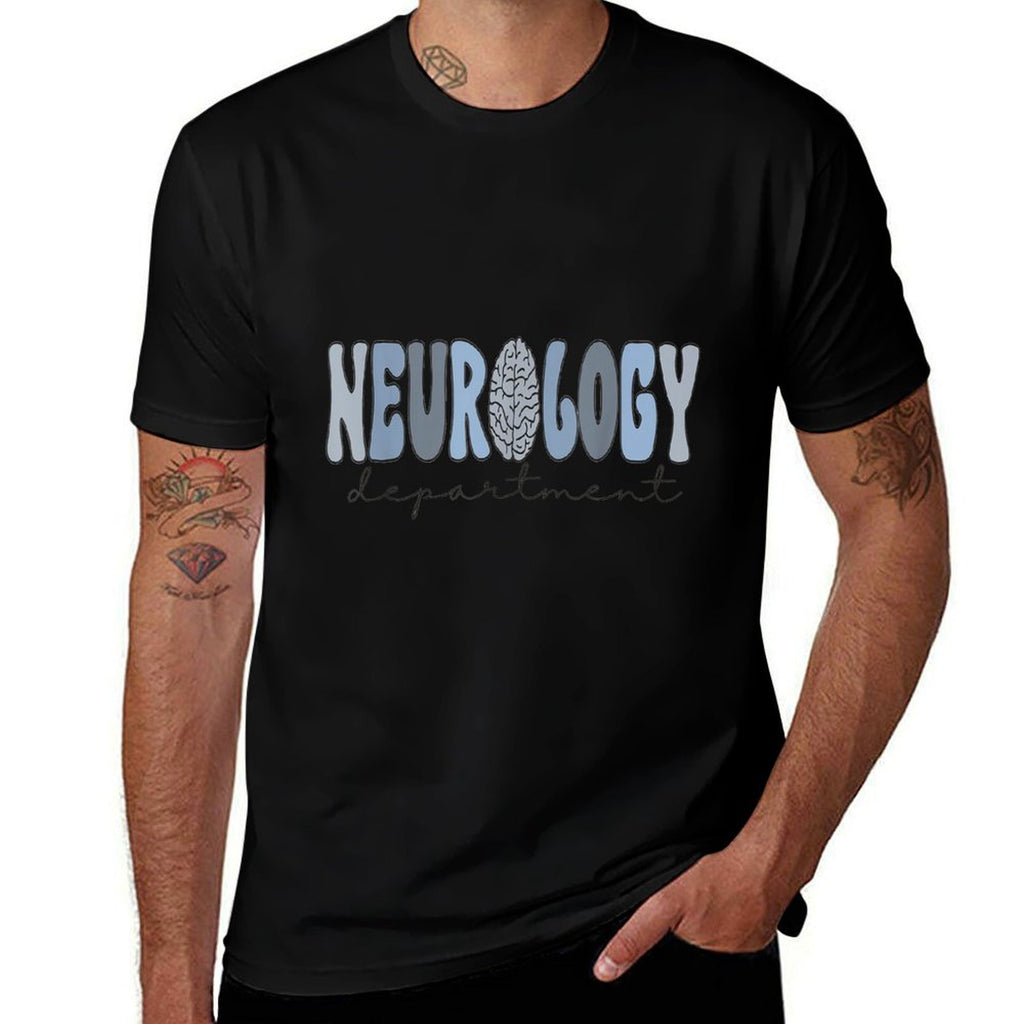 Retro Neurology Department Cute Brain Neuro Graduation  Eco-friendly Material T-Shirt