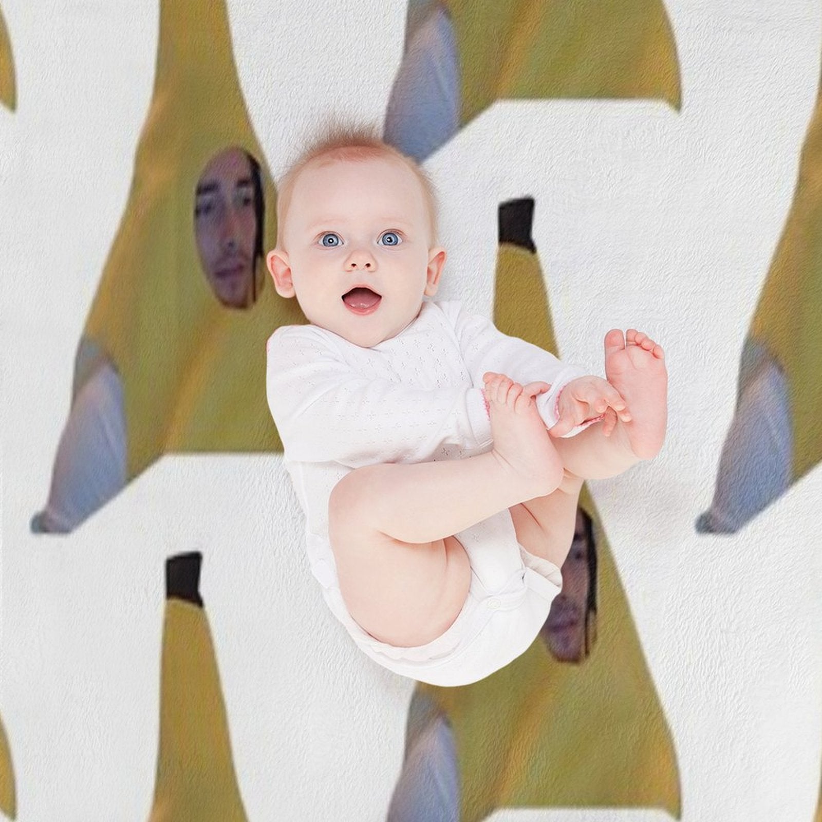 Banana Charles Leclerc Compact Throw Blanket