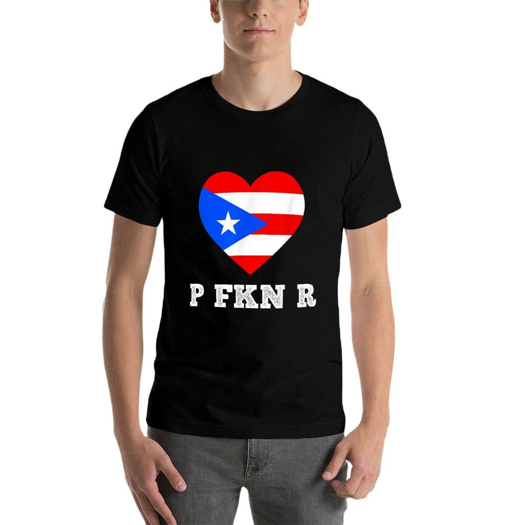 P FKN R Puerto Rico Music Funny Meme Urban Slang Pop Culture  Polyester Blend T-Shirt