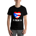 P FKN R Puerto Rico Music Funny Meme Urban Slang Pop Culture  Polyester Blend T-Shirt