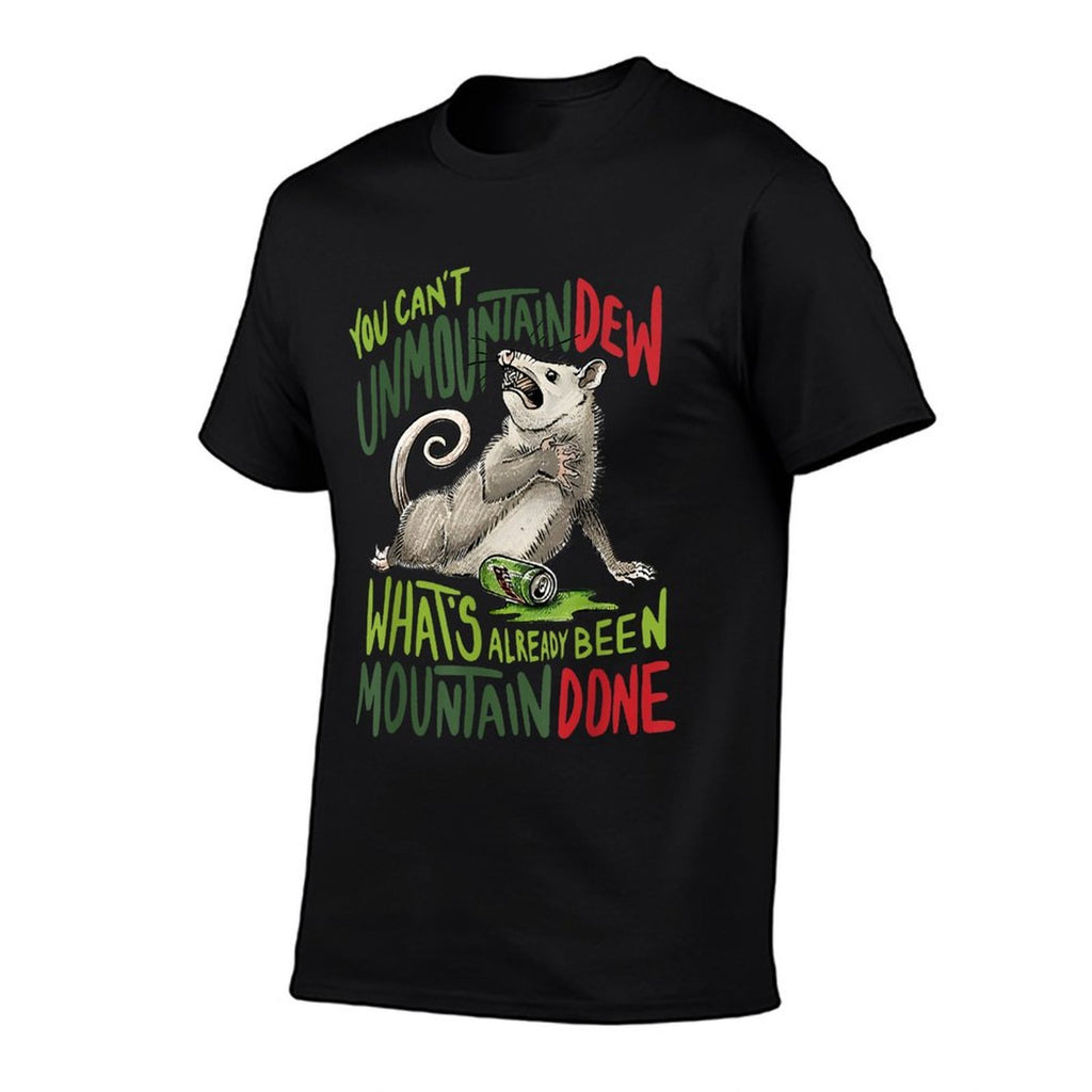 You Can’t Unmountain Dew What’s Already Been Mountain Done  Oversized Silhouette T-Shirt