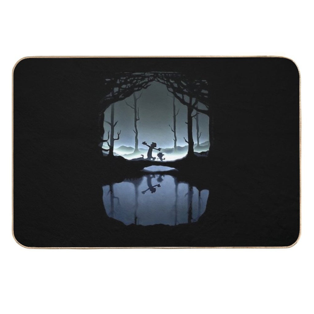 Calvin And Hobbs Vintage  Pet-Safe Bath Mat