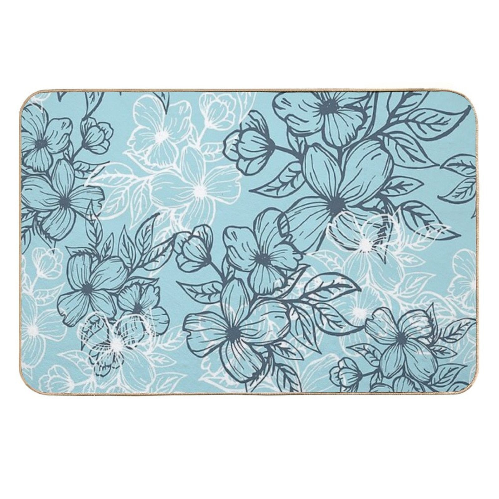 Flower Garden  Fade-Resistant Bath Mat