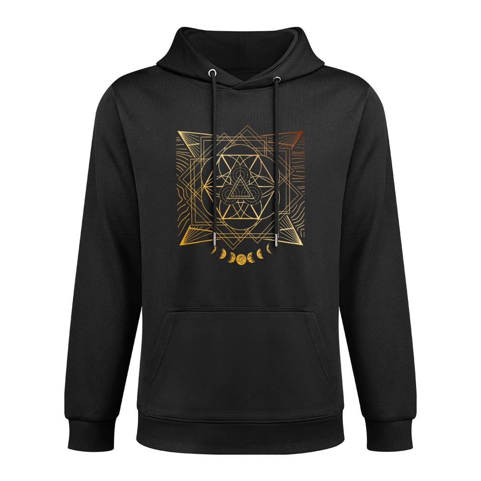 Sacred Geometry for A Spiritual Zen Gothic Mandala Casual Wear Hoodie