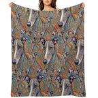 Paisley Hounds Versatility Throw Blanket
