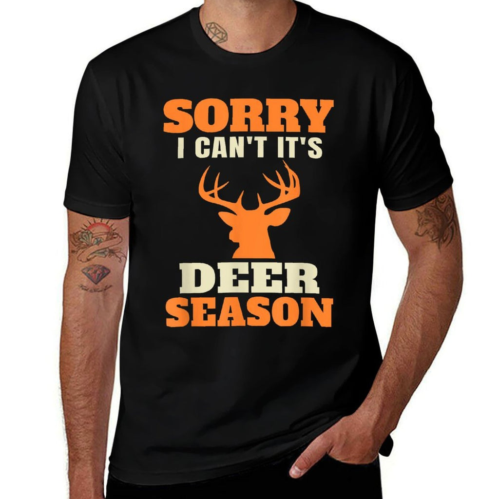Funny Deer Hunting Saying Joke  Tagless Design T-Shirt