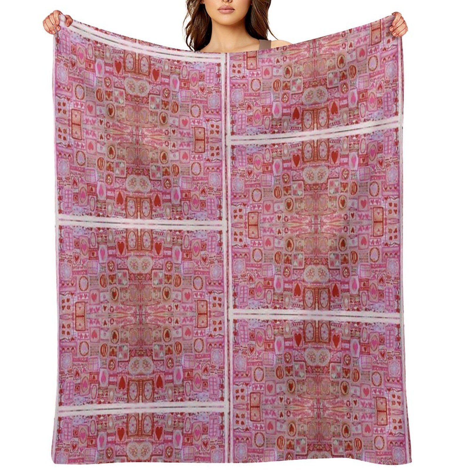 Doodle to Your Heart’s Content Multi-functional Throw Blanket