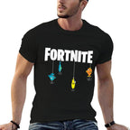 Fortnite Logo Lures White  Graphic-printed T-Shirt