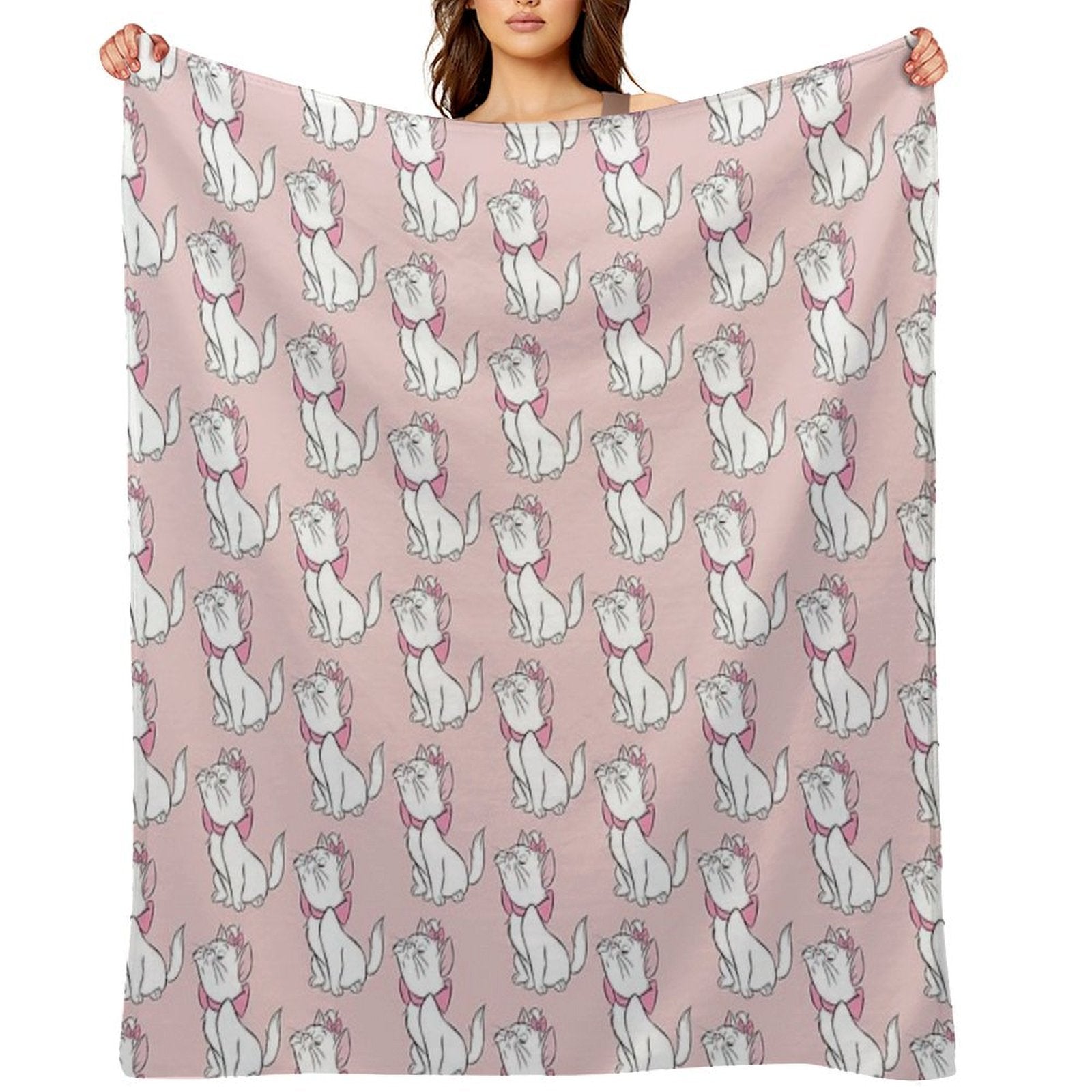Marie Cute from Aristocats  -1 Anti-pilling Throw Blanket