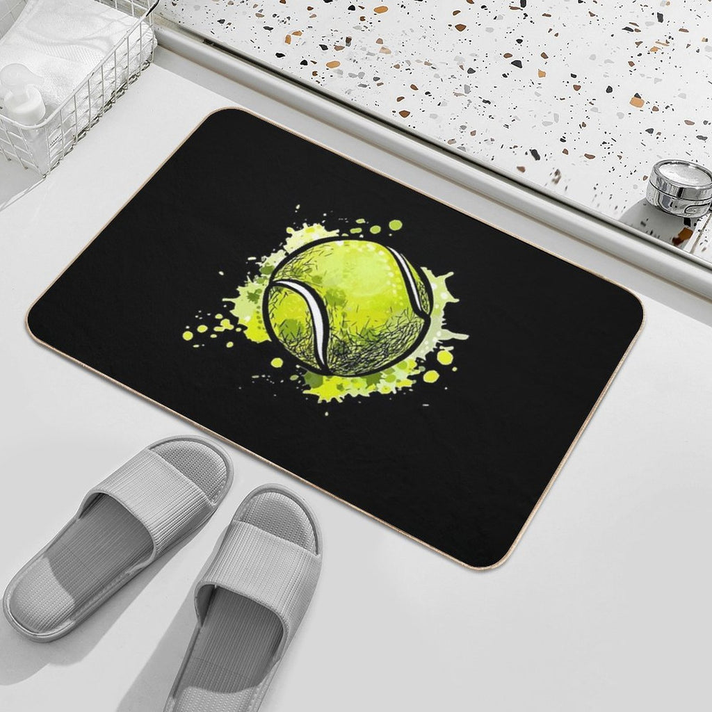 Tennis Ball  Stain-Proof Bath Mat