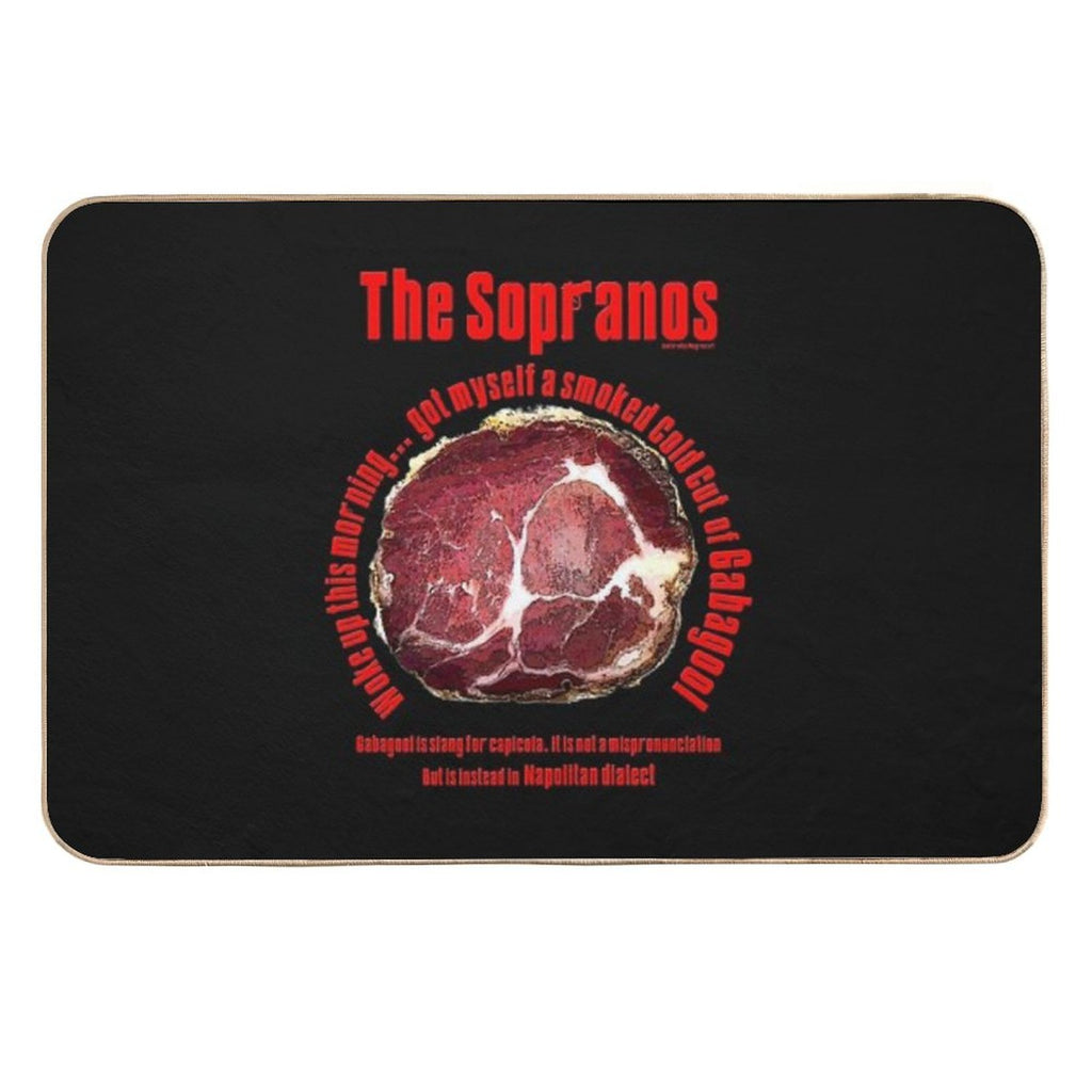 The Sopranos Gabagool  Stain-Proof Bath Mat