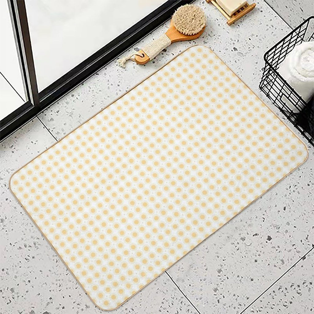 Sun Pattern  Fade-Resistant Bath Mat