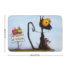 At The Edge of Reason  High-Traffic Bath Mat