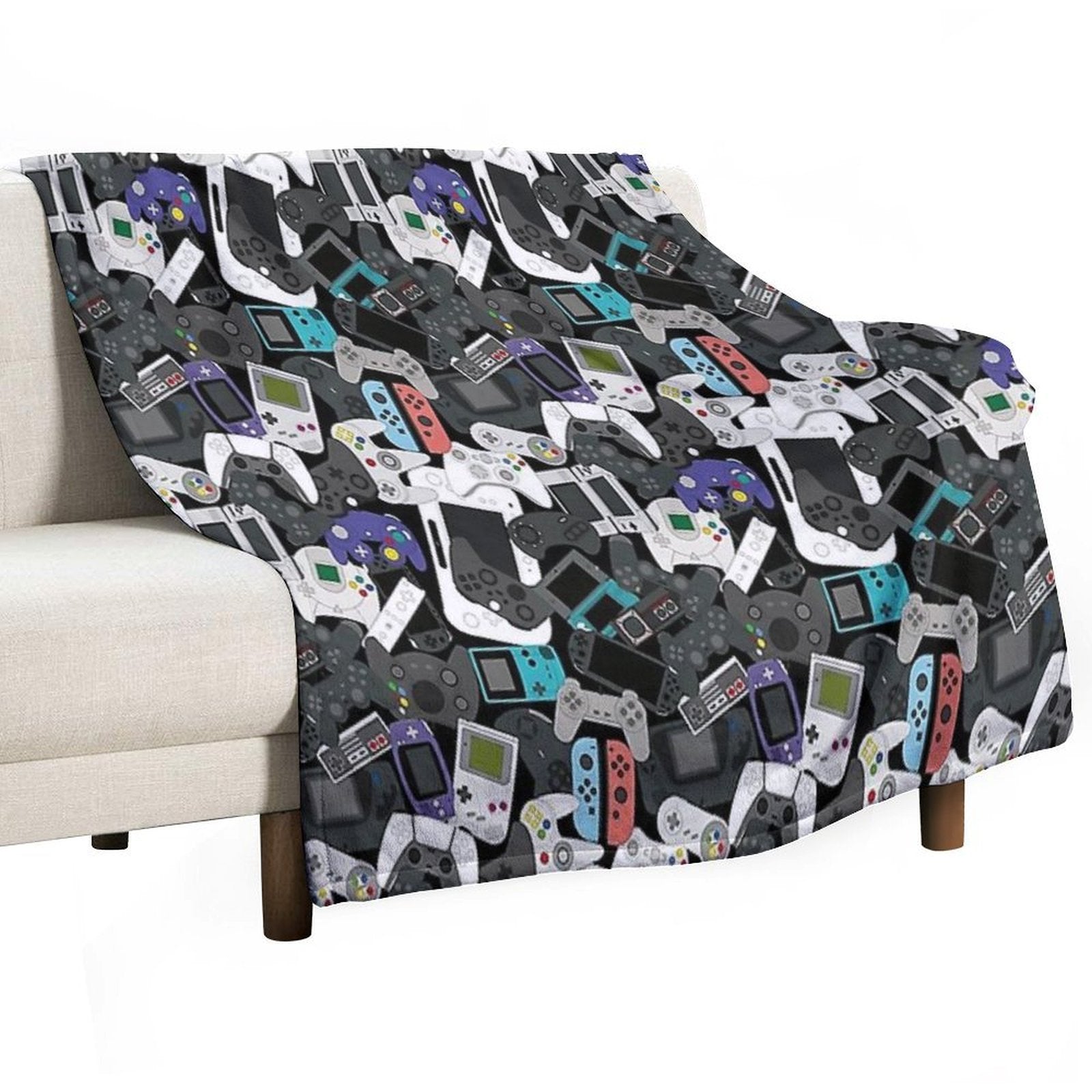 GAMER CONTROLLER ALL Multi-functional Throw Blanket