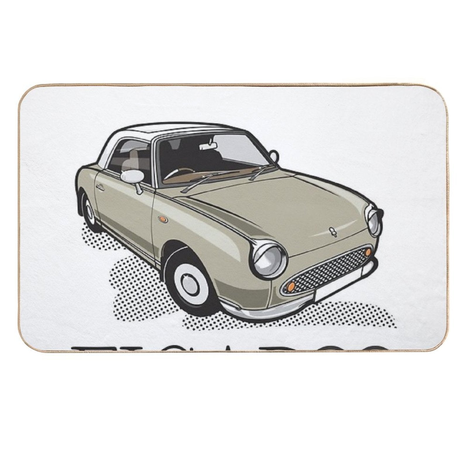 Nissan Figaro - Topaz Mist  Absorbent Bath Mat