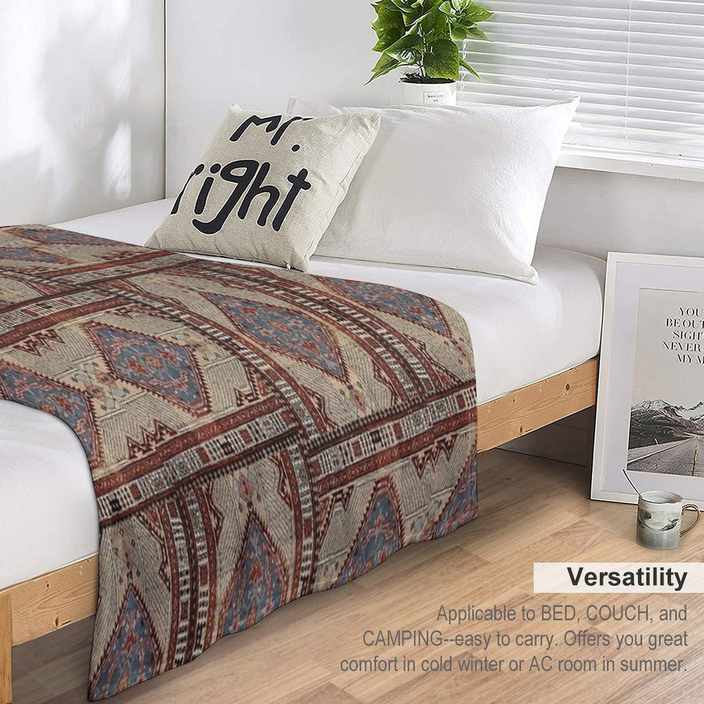 The Blue Diamonds Wrinkle-free Throw Blanket