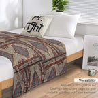 The Blue Diamonds Wrinkle-free Throw Blanket