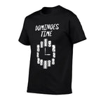 Dominoes Time  Domino Bones  Domino Player  Cotton T-Shirt