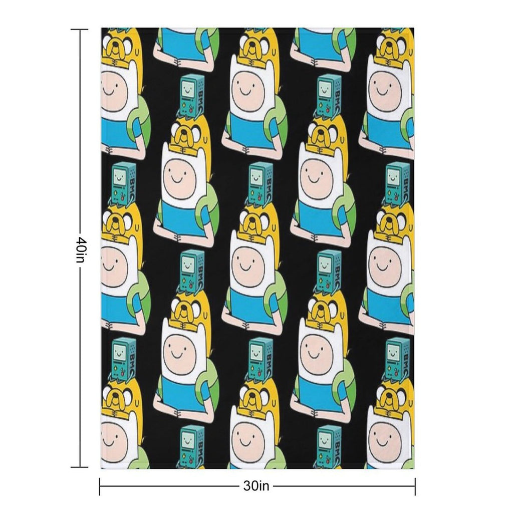 Finn Jake BMO All-season Throw Blanket