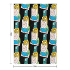 Finn Jake BMO All-season Throw Blanket