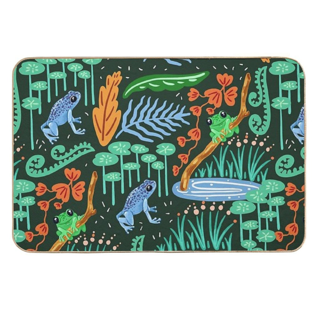 Blue Frog  Dirt-Trapping Bath Mat