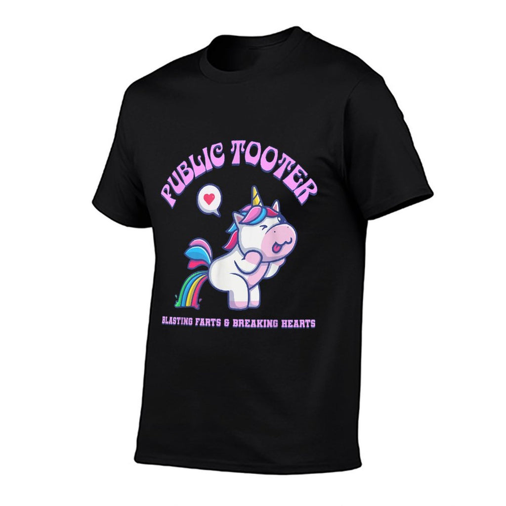 Public Tooter Funny Inappropriate Embarrassing Unicorn Humor  Durable T-Shirt