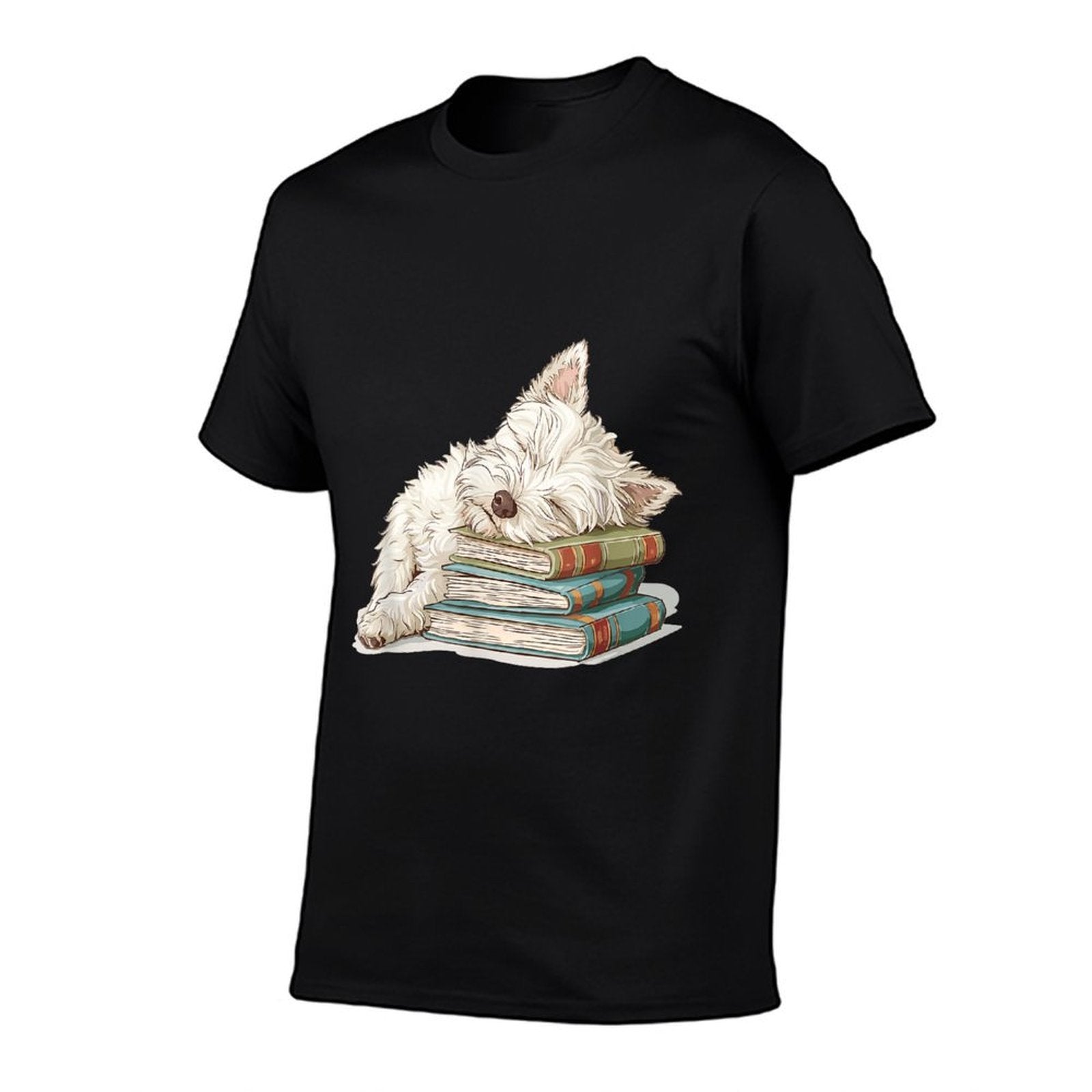 West Highland White Terrier Books Dog Breed Westie for Men Women Girls Kids  Trendy Pattern T-Shirt