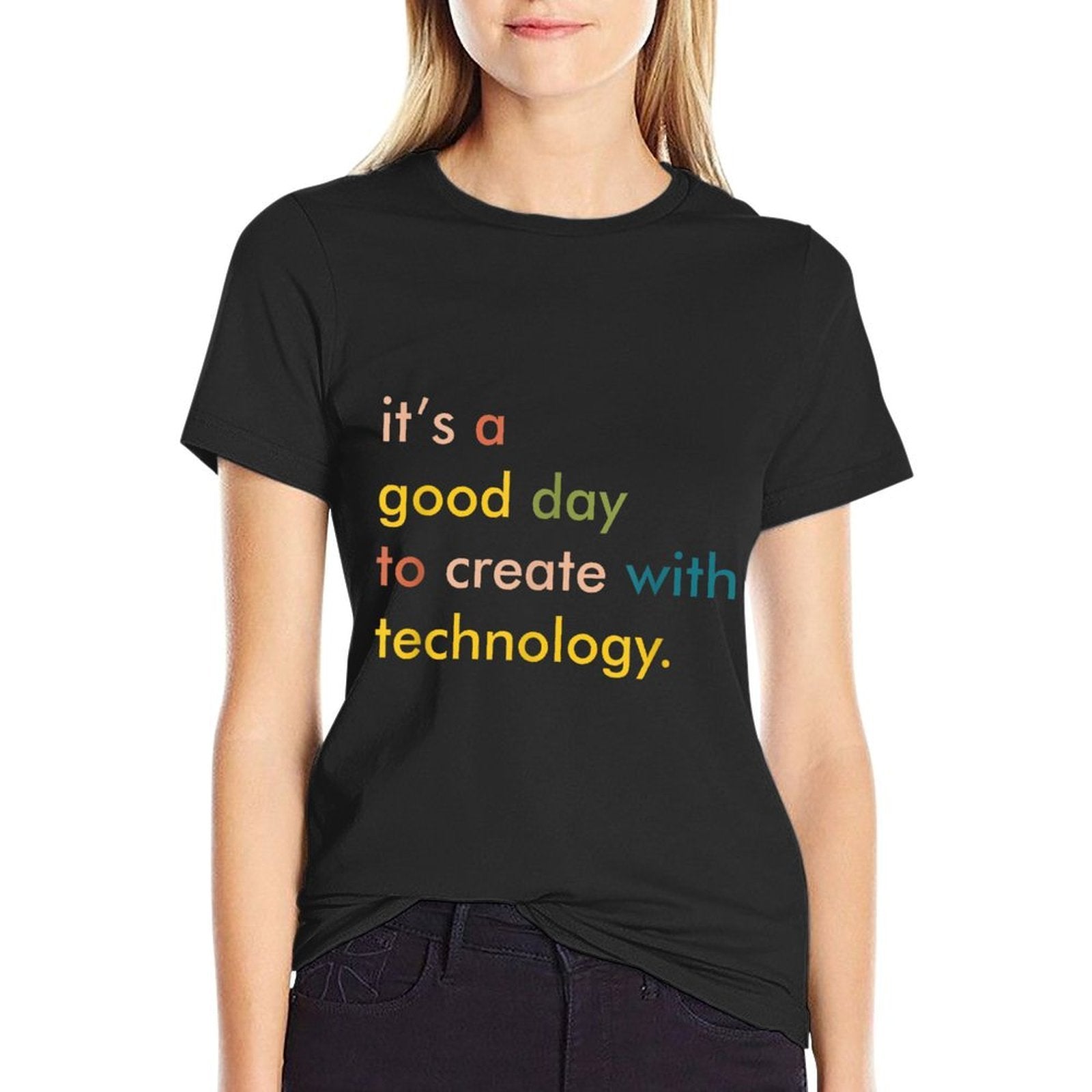 Retro Technology Teacher, Tech Teacher  Easy-care T-Shirt