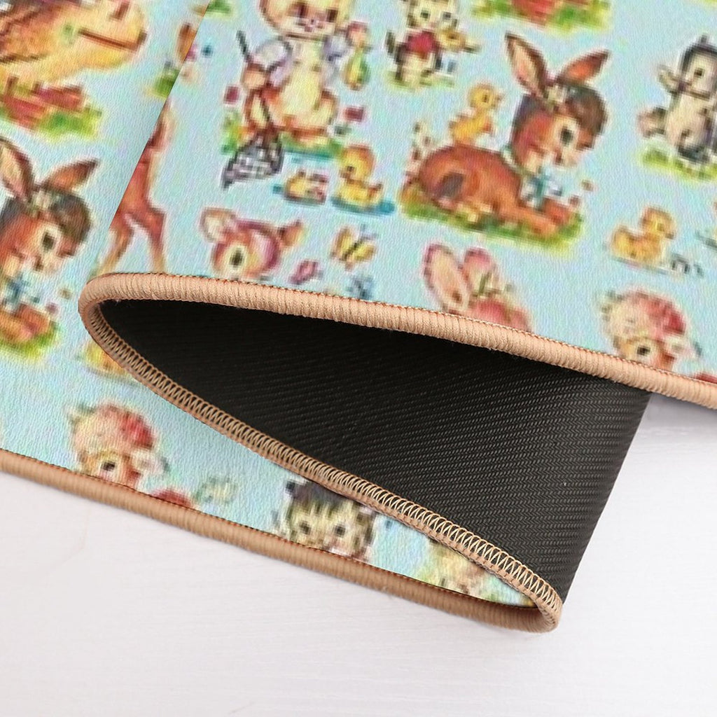 Kitsch Baby Animals  Rapid-Drying Bath Mat