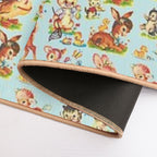 Kitsch Baby Animals  Rapid-Drying Bath Mat