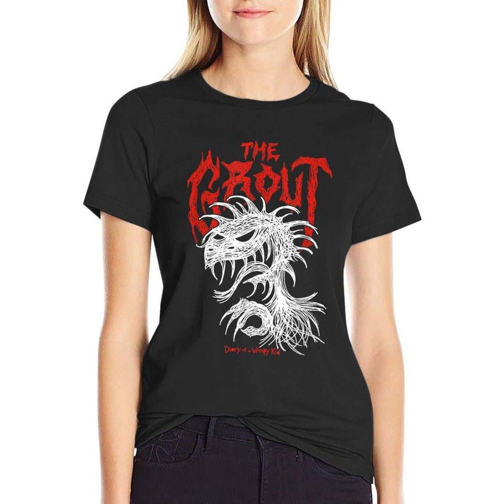Diary of A Wimpy Kid The Grout Heavy Metal Logo Funny  Tagless Design T-Shirt