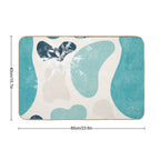Abstract Winter Vibes  Fade-Resistant Bath Mat