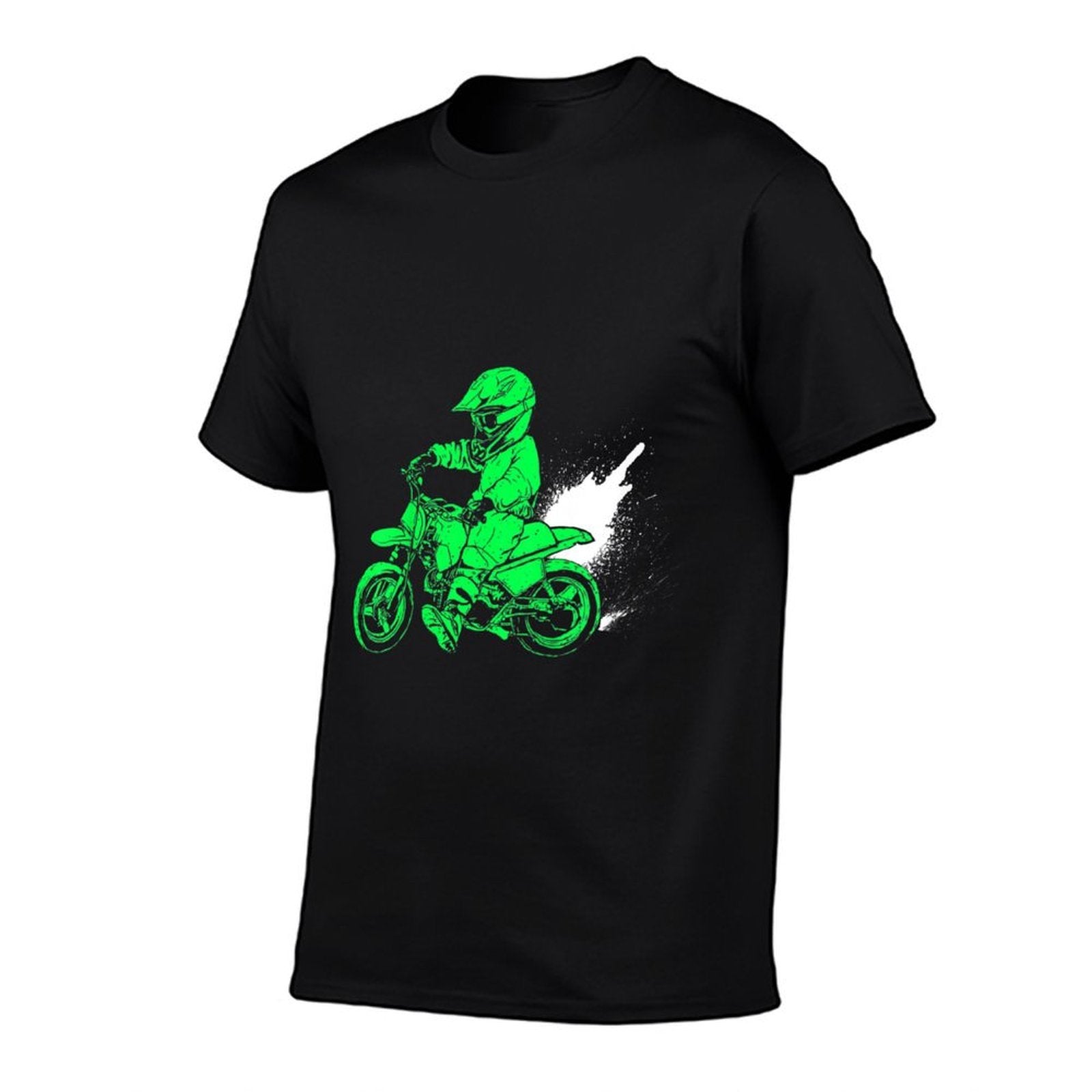Kids Funny Youth Dirt Bike Boyss Dirtbike Motocross Racing  Slim-fit Cut T-Shirt