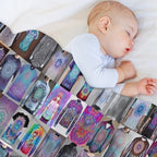 Tie Die Mandala Shirts Lightweight Throw Blanket