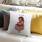 Catra - If I Fits I Sits Soft Warmth Comfort Throw Pillow