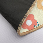 Flower Doodle  Toxin-Free Bath Mat