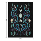 Serpent Moon All-season Throw Blanket