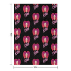 Dateline Keith Heart Quick-dry Throw Blanket