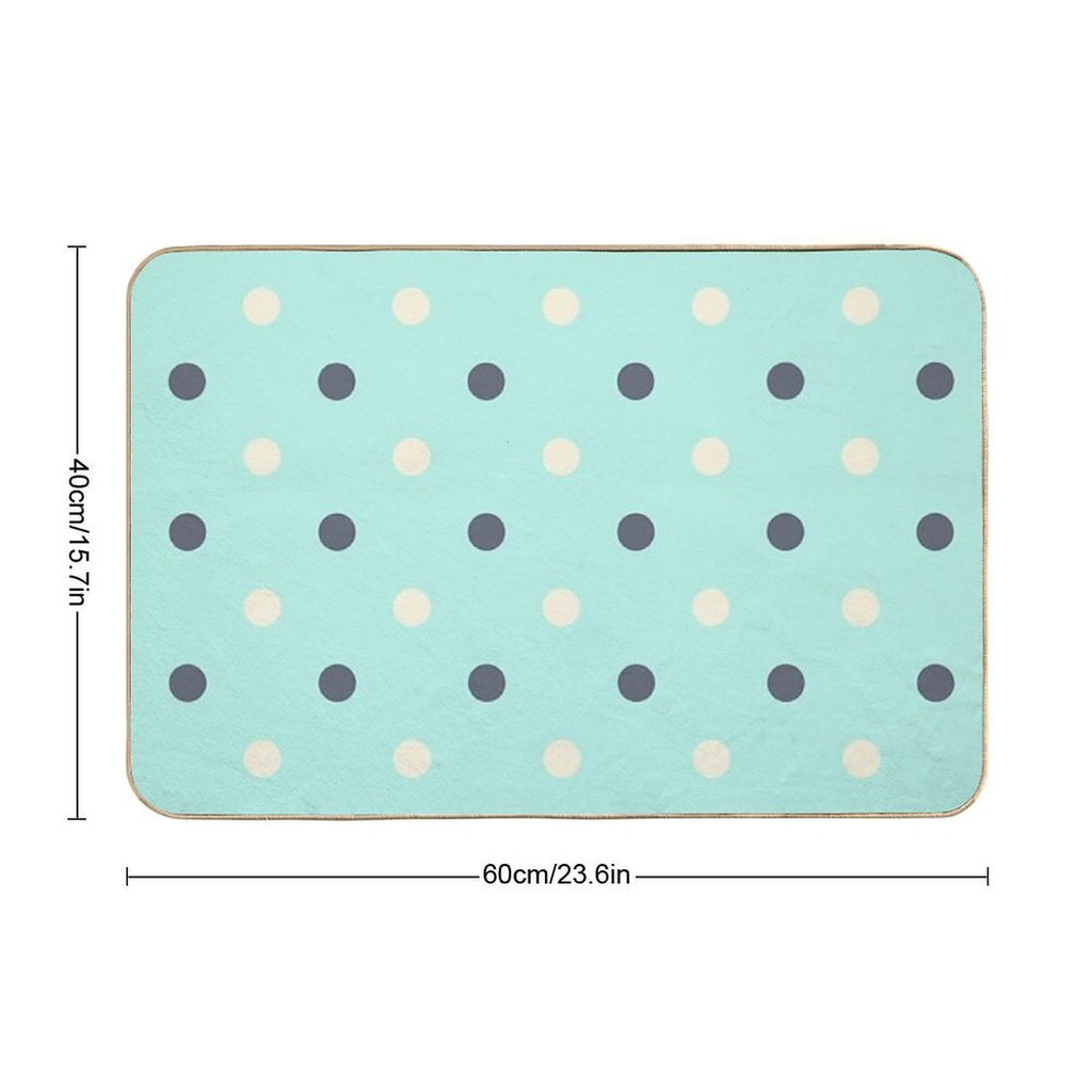 Polkadot  Long-Lasting Bath Mat
