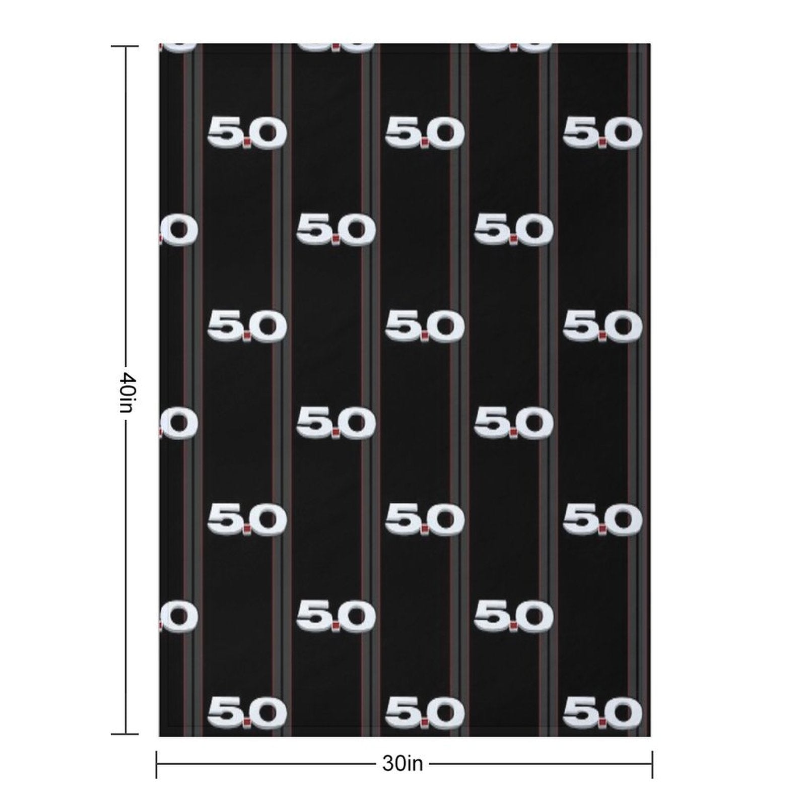 Mustang GT Coyote 5.0 V8 GT S197 Premium Throw Blanket