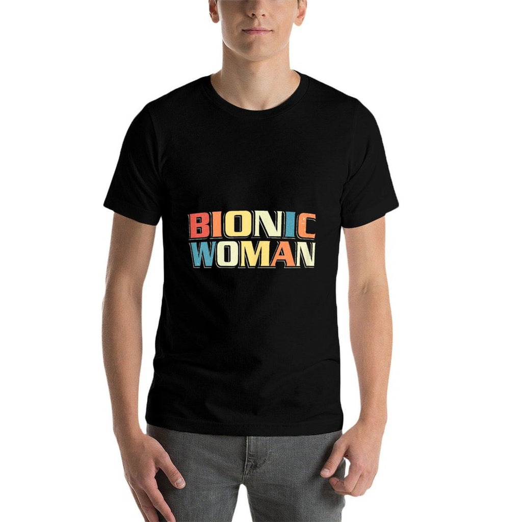 Bionic Woman - Get Well Hip Replacement Surgery Recovery  Graphic-printed T-Shirt
