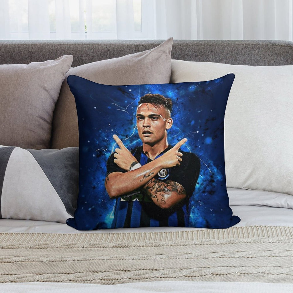 Lautaro Martinez 001 Soft Durable Construction Throw Pillow