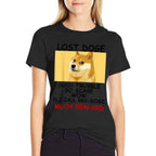 Very Lost Doge Funny Doge Meme  High-quality Stitching T-Shirt