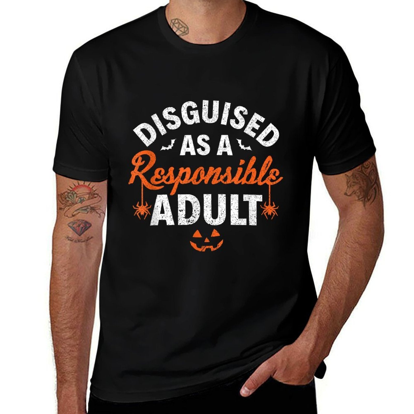 Halloween Dressed Up As A Responsible Adult  Eco-friendly Material T-Shirt