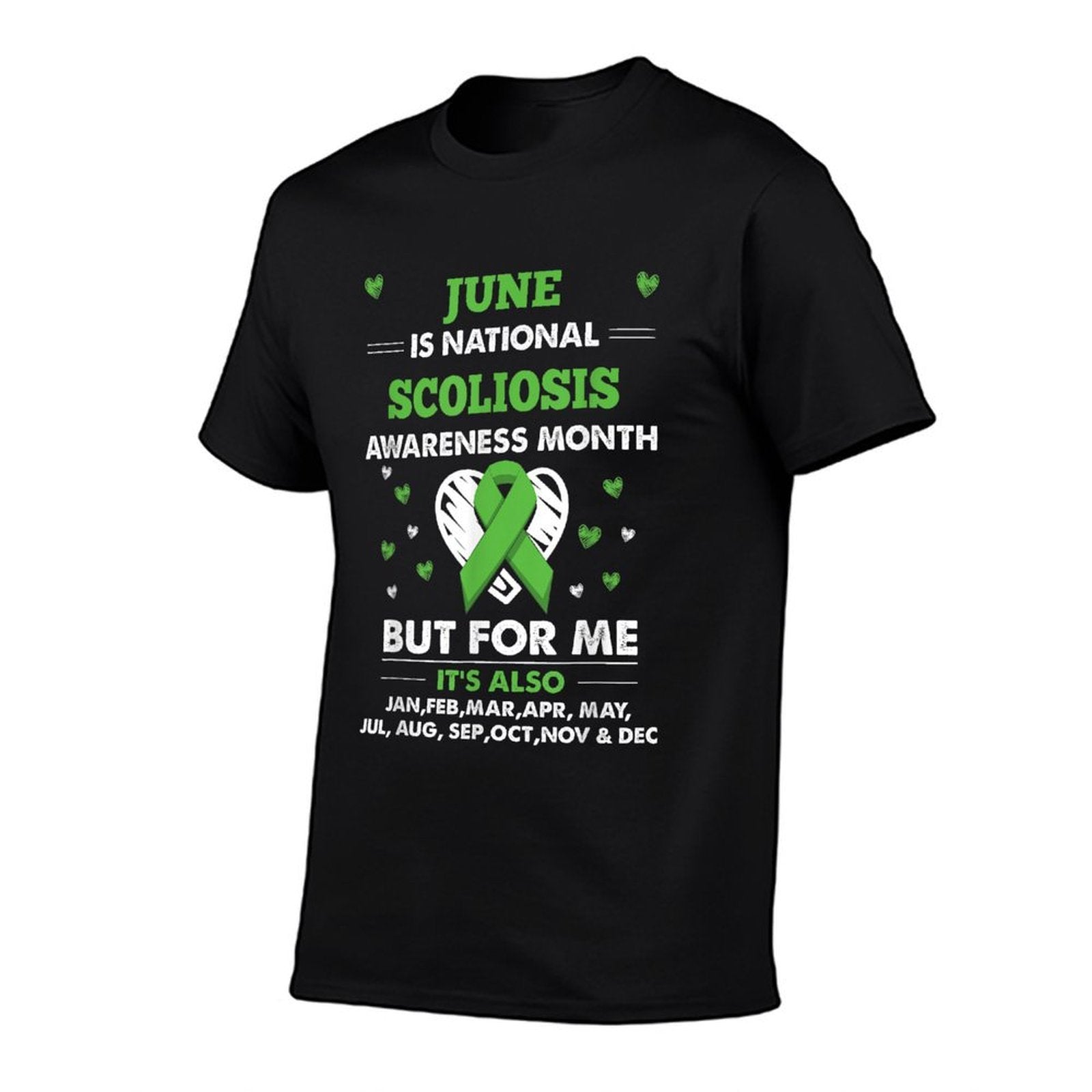 June Is Scoliosis Awareness Month  Cotton T-Shirt