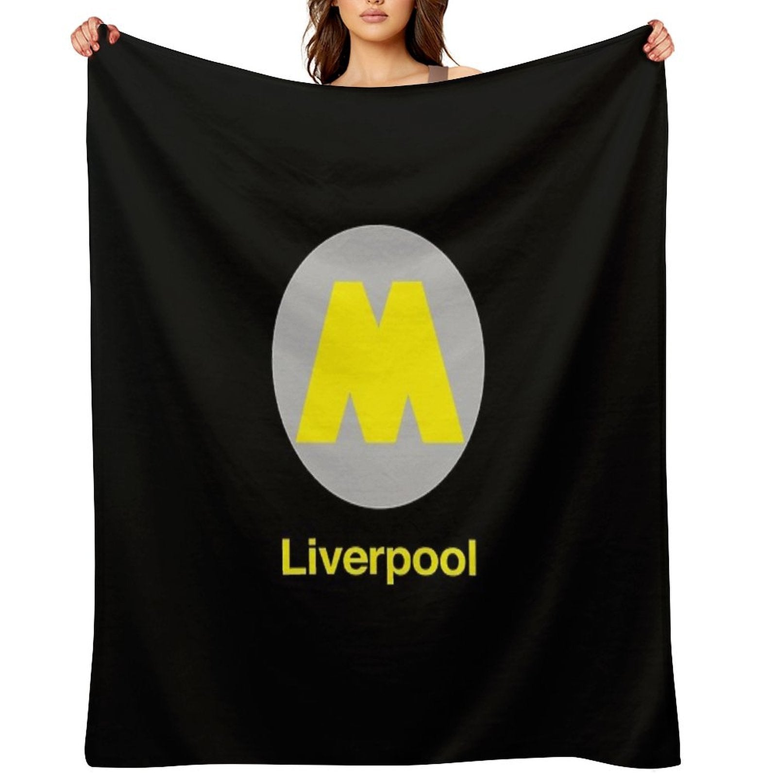 Liverpool Station Plush Throw Blanket